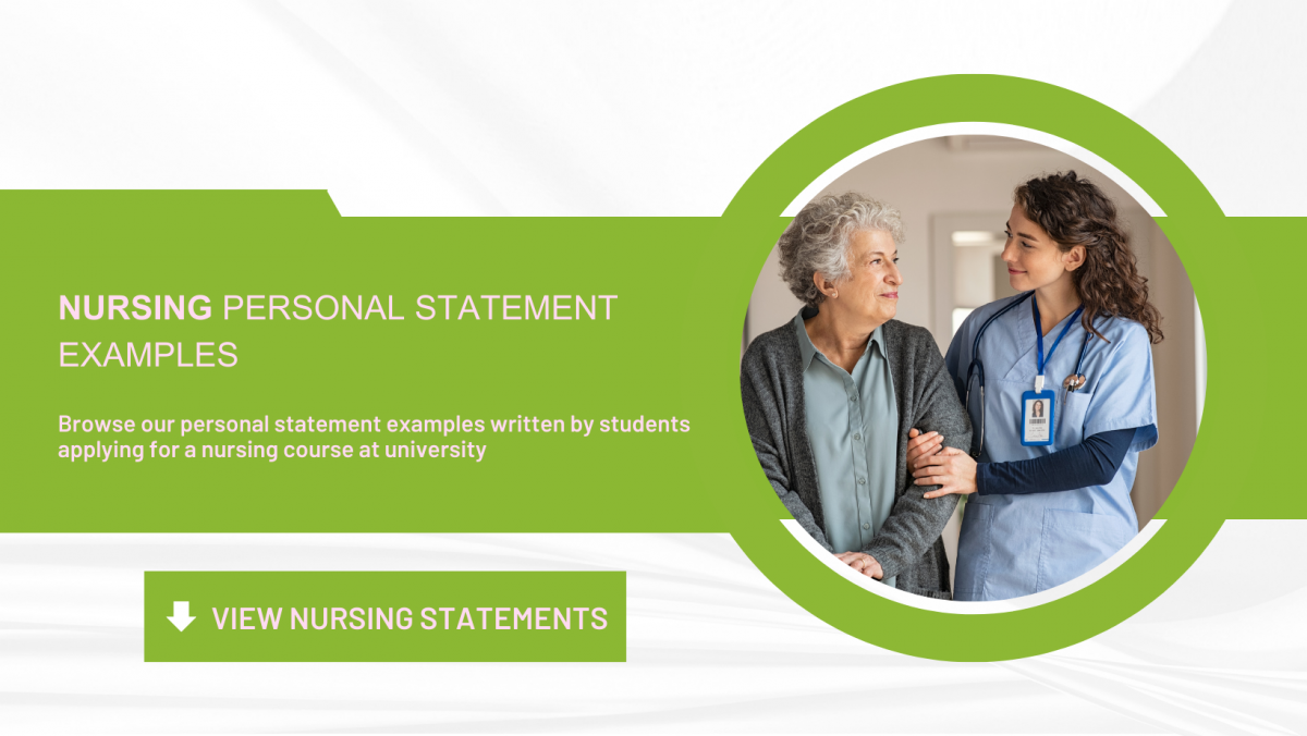 studential personal statement for nursing